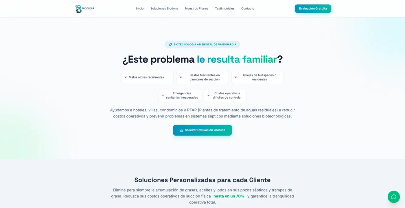 Portada del proyecto BioClear