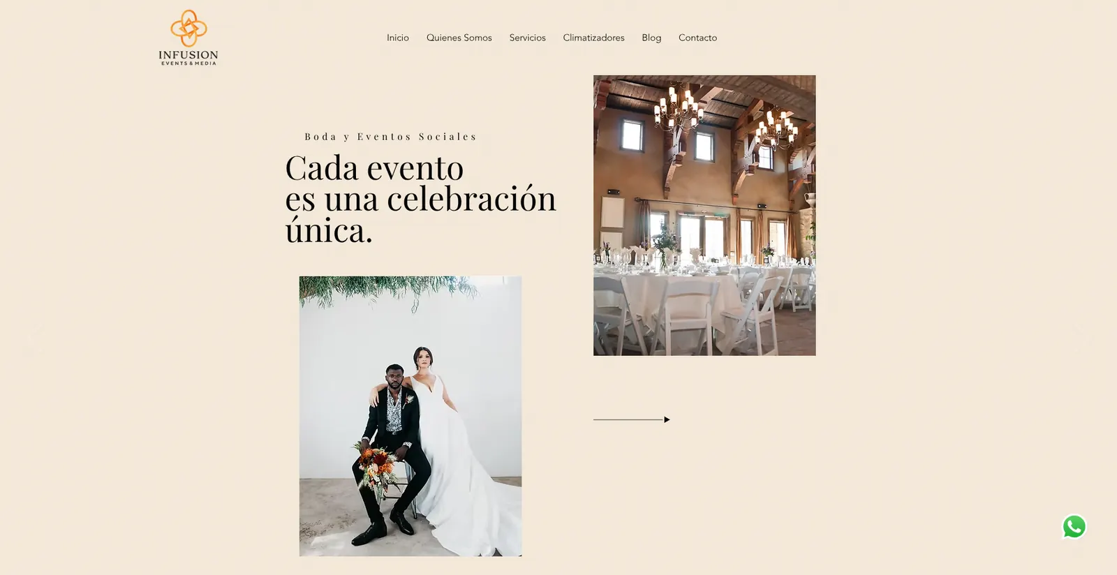 Portada del proyecto Infusion Events
